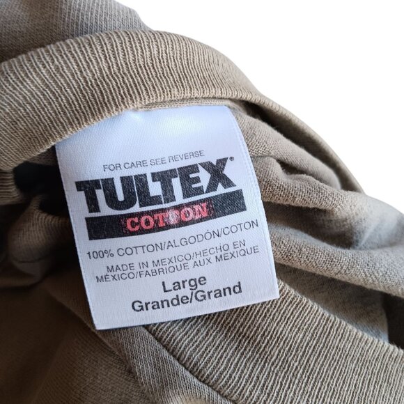 Large Vintage T-shirt Buckwear Beer Farmer Joke Tultex "Its Time To Tie One On" - Picture 3 of 6